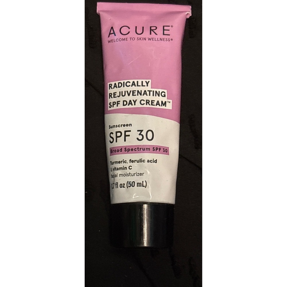 NEW‎ Acure Radically Rejuvenating SPF 30 Day Cream